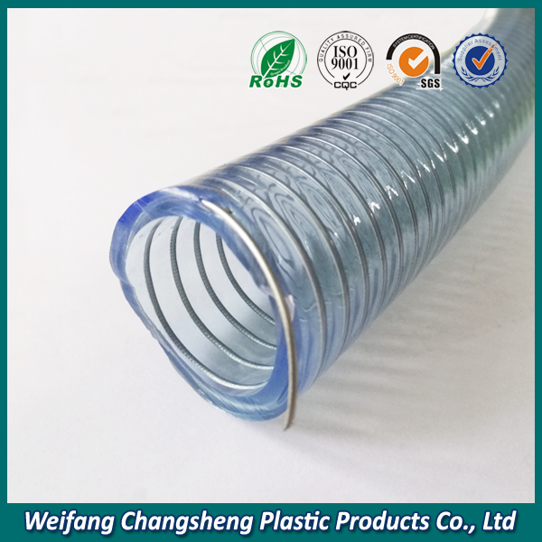 Large Diameter 8 inch Flexible Drainage PVC Steel Wire Hose Pipe